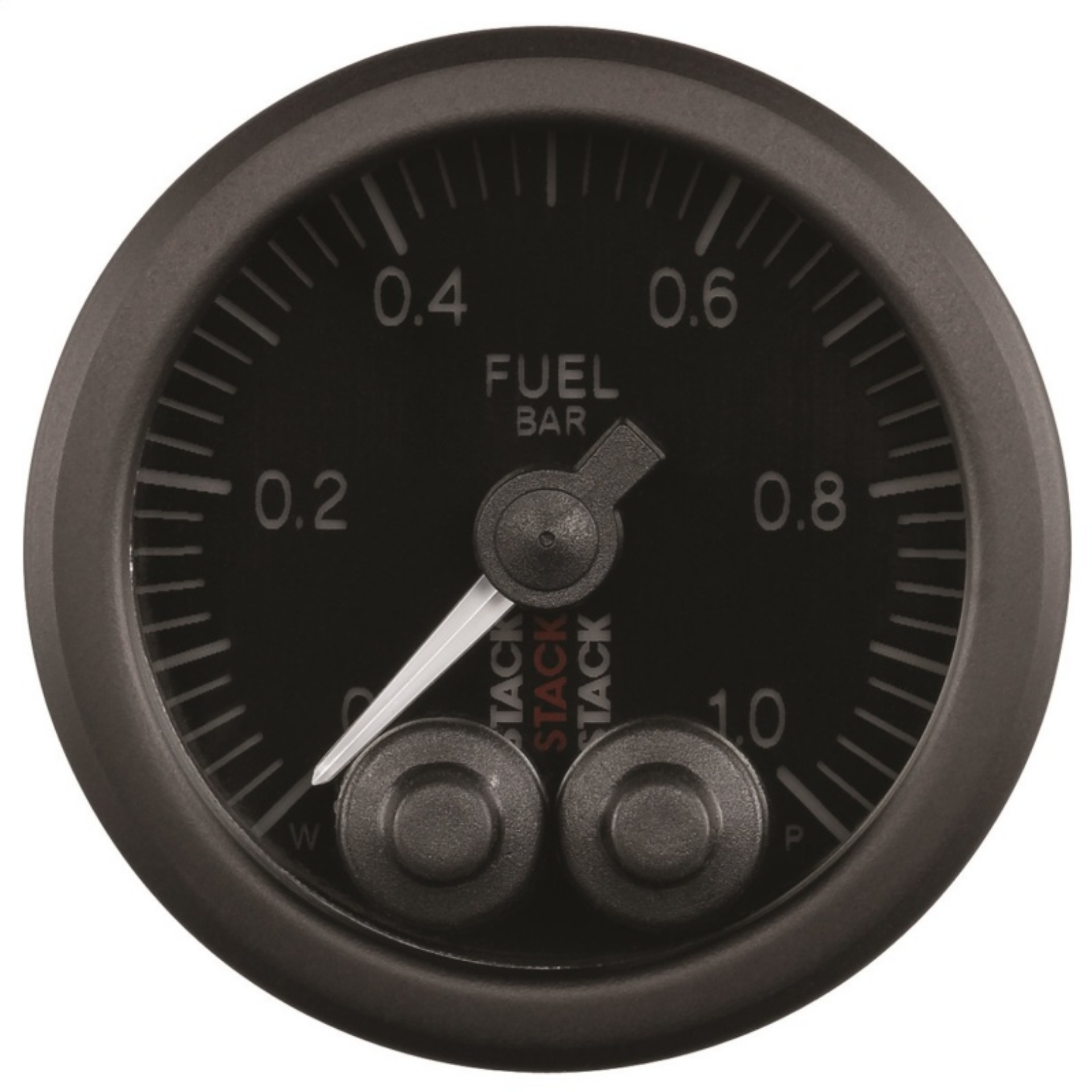 Picture of Autometer Stack 52mm 0-1 Bar M10 Male Pro-Control Fuel Pressure Gauge - Black