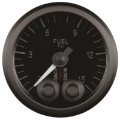 Picture of Autometer Stack 52mm 0-15 PSI 1-8in NPTF Male Pro-Control Fuel Pressure Gauge - Black