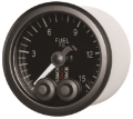 Picture of Autometer Stack 52mm 0-15 PSI 1-8in NPTF Male Pro-Control Fuel Pressure Gauge - Black