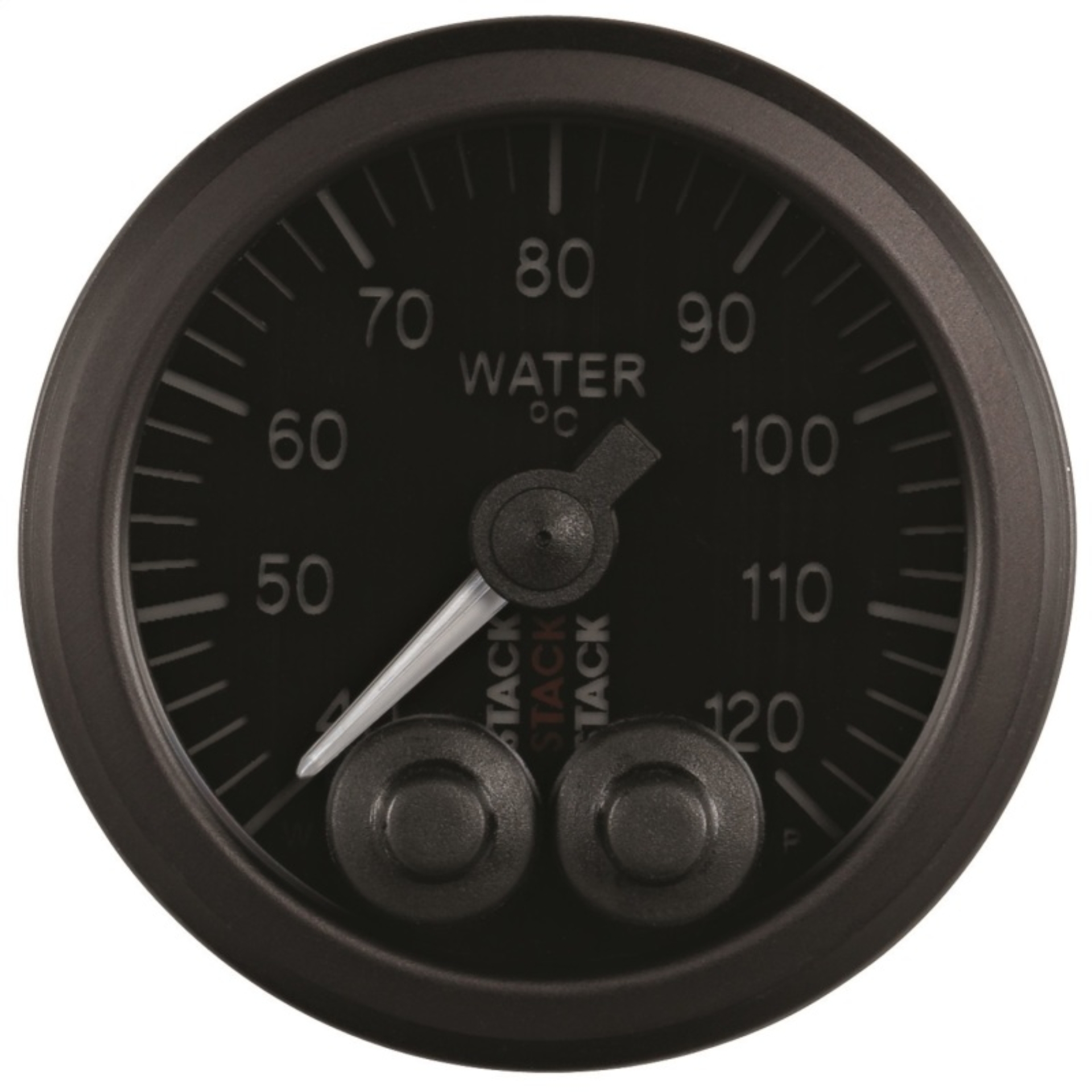 Picture of Autometer Stack 52mm 40-120 Deg C 1-8in NPTF Male Pro-Control Water Temp Gauge - Black