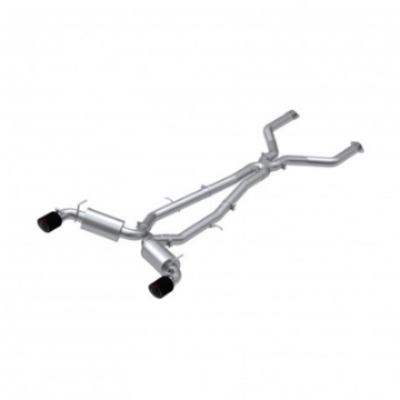Picture of MBRP 17-19 Infiniti Q60 3-0L RWD-AWD Cat Back Dual Rear w- Carbon Fiber Tips