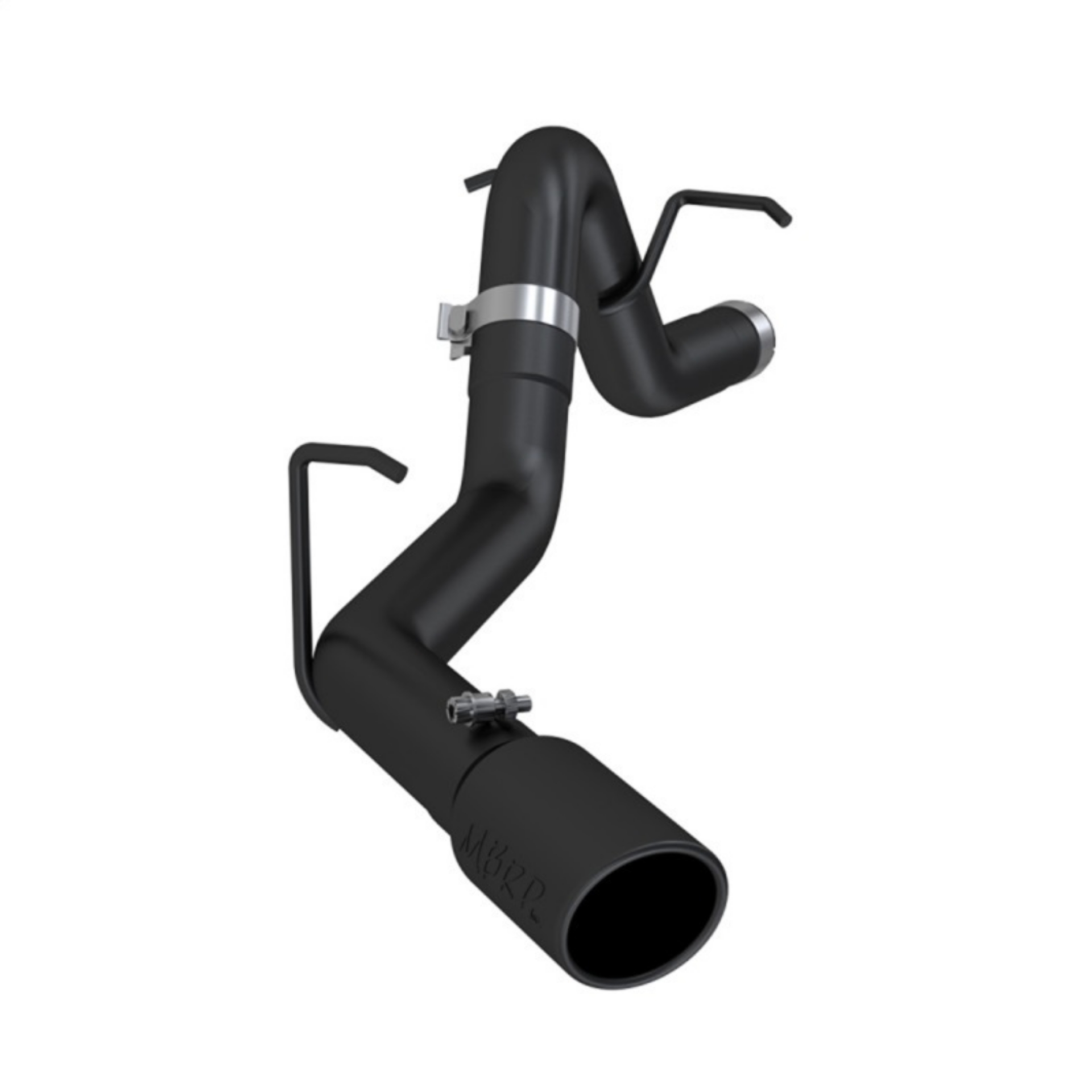 Picture of MBRP 16-19 Chevy-GMC Colorado-Canyon Duramax 3in Filter Back Single Side Black Coated Exhaust System
