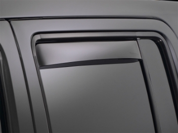 Picture of WeatherTech 2017+ Audi A4 Sedan Rear Side Window Deflectors - Dark Smoke