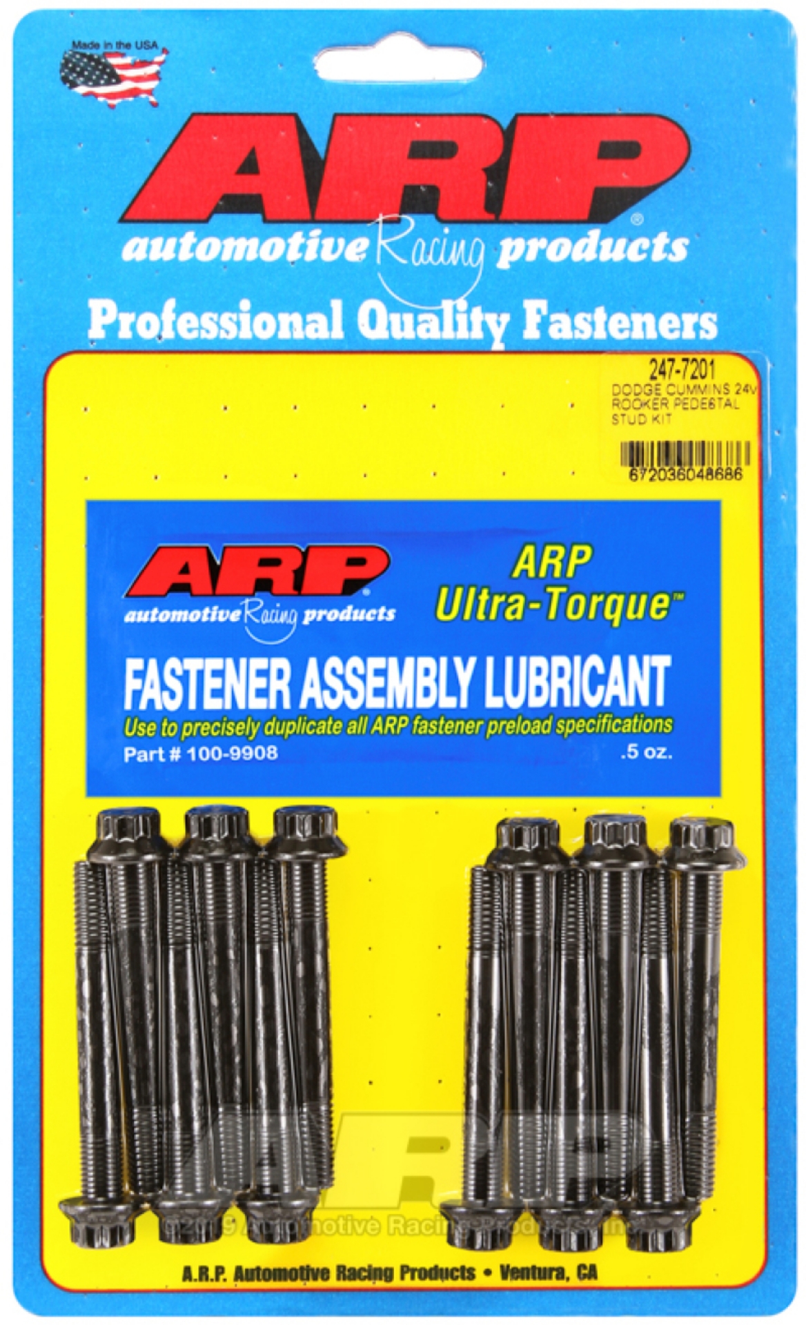 Picture of ARP Dodge Cummins 24V Rocker Pedestal Rocker Stud Kit
