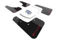 Picture of Rally Armor 18-26 Subaru Ascent Black UR Mud Flap w-Red Logo