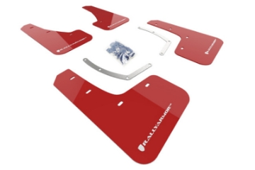Picture of Rally Armor 18-26 Subaru Ascent Red UR Mud Flap w-White Logo