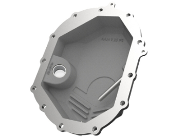 Picture of AFE Power 11-18 GM 2500-3500 AAM 9-25 Axle Front Diff Cover Black Machined w- 2 Qts 75w90 Oil