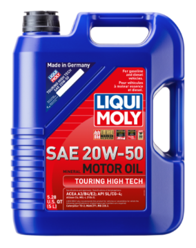 Picture of LIQUI MOLY 5L Touring High Tech Motor Oil SAE 20W50 - Single