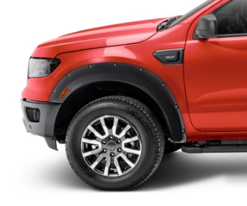 Picture of Bushwacker 2019 Ford Ranger Fleetside Pocket Style Flares  2pc Front - Black