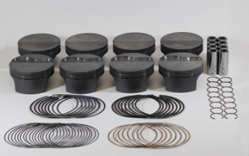 Picture of Mahle MS Piston Set LS 430cid  4-135Bore 4-000 Stroke 6-125 Rod 0-927 Pin -5-8cc 454g 11-4CR
