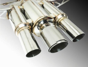 Picture of Remark Catback Exhaust 2017+ Honda Civic Type-R Spec III-Triple Tip Stainless Steel Tip Cover Res