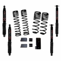 Picture of Skyjacker 2007-2018 Jeep Wrangler JK 2 Door 4WD Long Travel 2in-2-5in Lift Kit w-Black Max Shocks