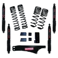 Picture of Skyjacker 2007-2018 Jeep Wrangler JK 2 Door 4WD Long Travel 2in-2-5in Lift Kit w-Black Max Shocks