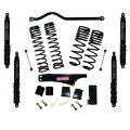 Picture of Skyjacker 2007-2018 Jeep Wrangler JK 2 Door 4WD Long Travel 3-5in-4in Lift Kit w-Black Max Shocks