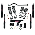 Picture of Skyjacker 2007-2018 Jeep Wrangler JK 2 Door 4WD Long Travel 3-5in-4in Lift Kit w-Black Max Shocks