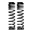 Picture of Skyjacker 2007-2018 Jeep Wrangler JK 2 Door 4WD Long Travel 2in Front Coil Spring Set