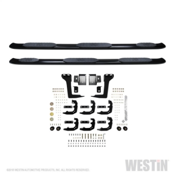 Picture of Westin 2019 Ram 1500 Crew Cab w- 6-5ft Bed PRO TRAXX 5 W2W Oval Nerf Step Bars - Black