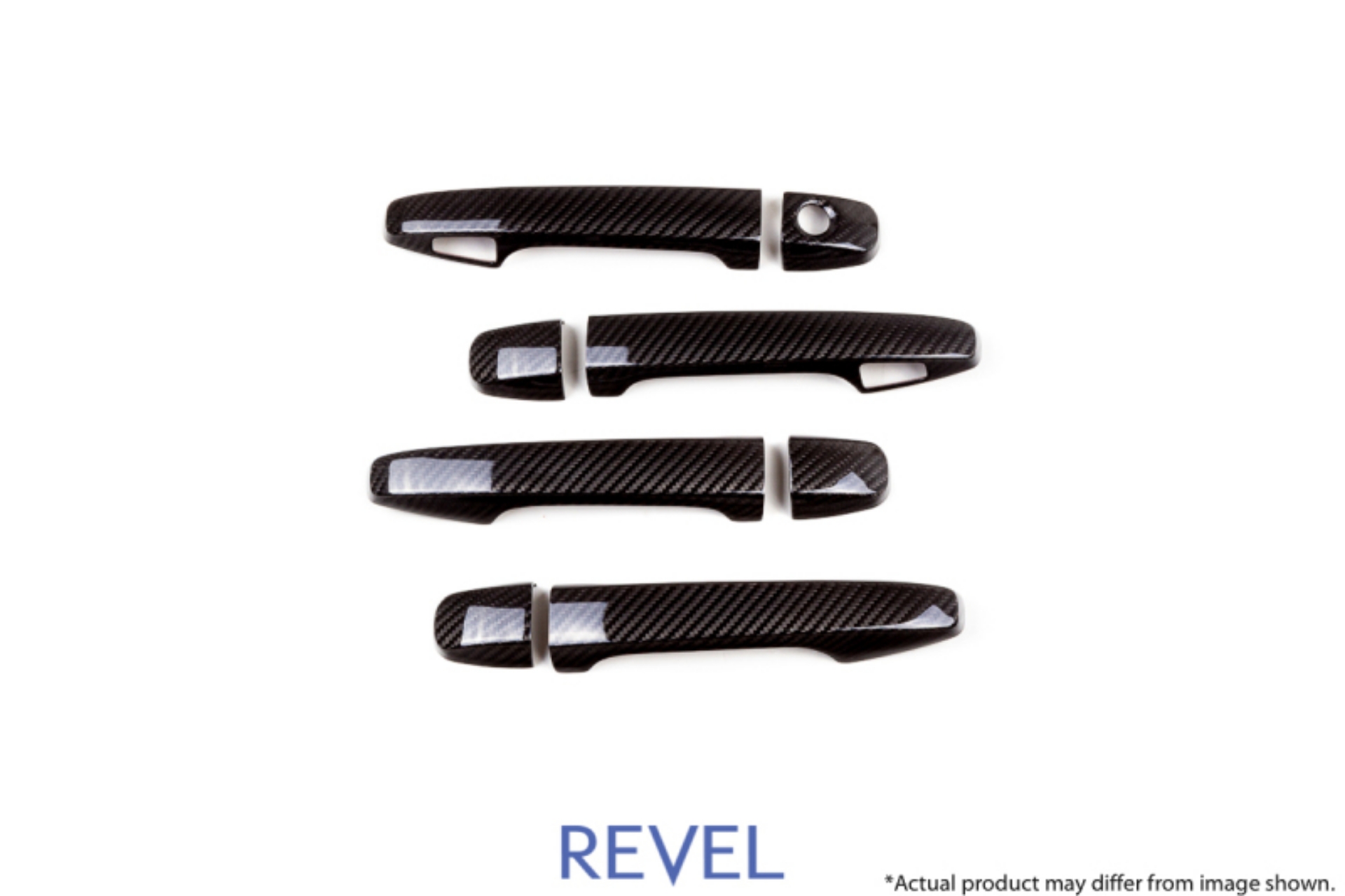 Picture of Revel GT Dry Carbon Door Handle Covers FL-FR-RL-RR 15-18 Subaru WRX-STI - 8 Pieces