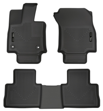 Picture of Husky Liners 2019 Toyota RAV4 Weatherbeater Black Front & 2nd Seat Floor Liners