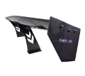 Picture of NRG Carbon Fiber Spoiler - Universal 69in- w-NRG Logo - Stand Cut Out - Large Side Plate