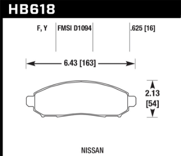 Picture of Hawk 05-10 Nissan Frontier - 05-07 Nissan Pathfinder - 09-10 Pathfinder 4-0L - 05-10 Nissan Xtrerra