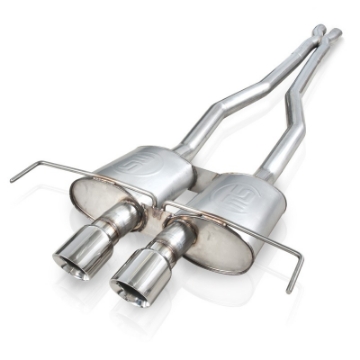 Picture of Stainless Works 2009-15 Cadillac CTS-V Coupe 3in Catback System X-Pipe Turbo Mufflers 4in Tips