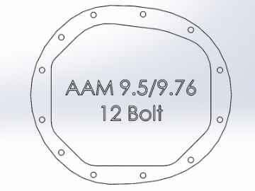 Picture of aFe Street Series Rear Differential Cover Raw 14-19 Chevrolet Silverado V8 4-3L - 5-3L - 6-2L