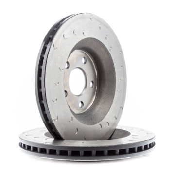 Picture of Alcon 2007+ Jeep JK 350x32mm Rotors 4-Piston Red Calipers Front Brake Upgrade Kit