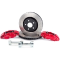 Picture of Alcon 2007+ Jeep JK w- 5x5-5in Hub 357x32mm Rotor 4-Piston Red Calipers Front Brake Upgrade Kit