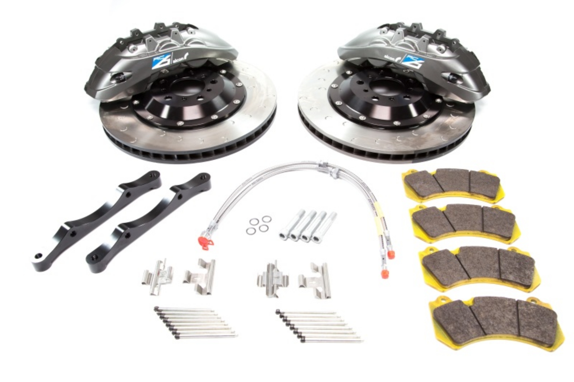 Picture of Alcon 2015+ BMW M3 F80 400x34mm 6 Piston Front Brake Upgrade Kit - Grey