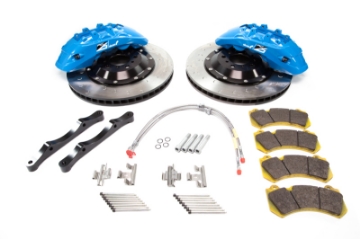 Picture of Alcon 2009+ Nissan GT-R R35 412x36mm Rotor 6 Piston Caliper RC6 Front Axle Kit - Sky Blue