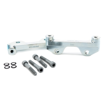 Picture of Alcon 2007+ Jeep JK-JL 330x22mm Rotors 4-Piston Calipers Rear Brake Kit Includes Brake Lines - Red