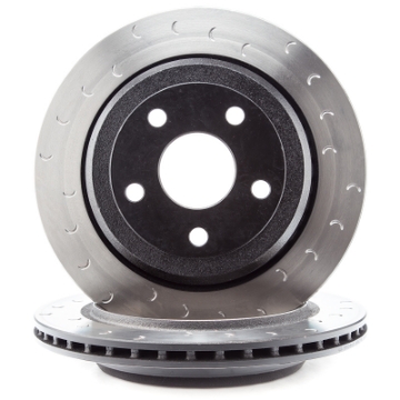 Picture of Alcon 2007+ Jeep JK-JL 330x22mm Rotors 4-Piston Calipers Rear Brake Kit Includes Brake Lines - Red