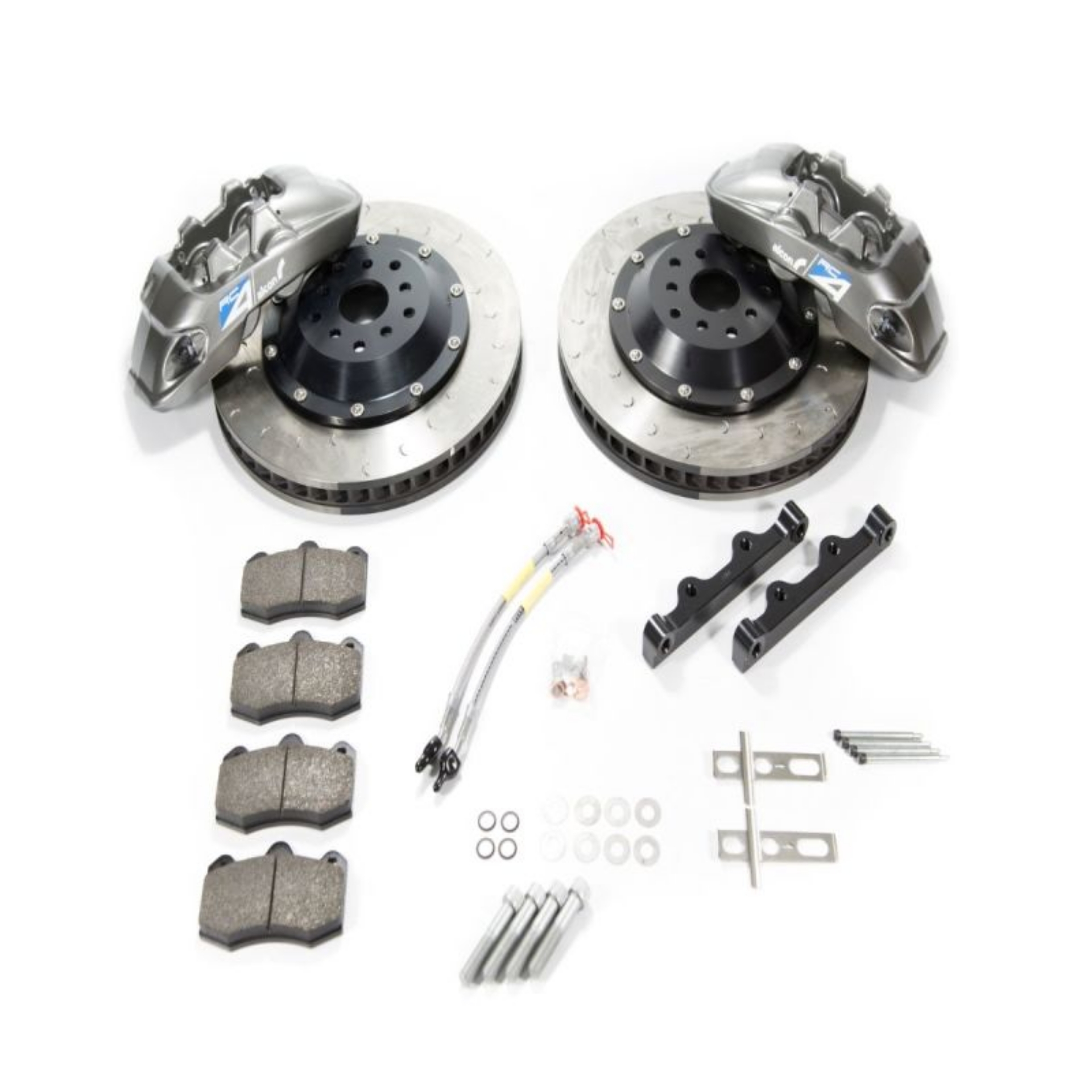 Picture of Alcon 2009+ Nissan GT-R R35 380x33mm Rotor 4 Piston Caliper RC4 Rear Axle Kit - Red
