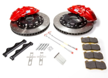 Picture of Alcon 2015+ BMW M3 F80 380x32mm 4 Piston Rear Brake Upgrade Kit - Red