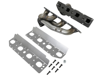 Picture of aFe Power Twisted Steel 304SS Shorty Header 09-18 Dodge Challenger - Charger V8-5-7L