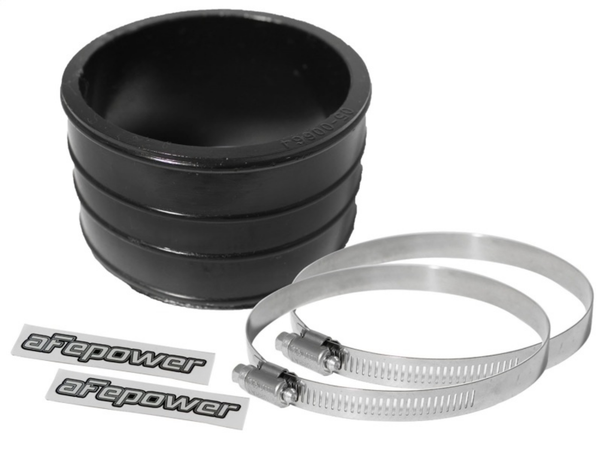 Picture of aFe Magnum FORCE Cold Air Intake System Spare Parts Kit 3in ID x 2in L Straight Coupler - Black