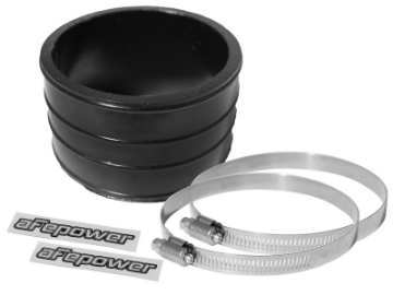 Picture of aFe Magnum FORCE Cold Air Intake System Spare Parts Kit 3in ID x 2in L Straight Coupler - Black
