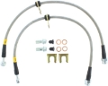 Picture of StopTech 05-07 LGT-LGT Spec B Stainless Steel Front Brake Lines