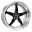 Picture of Weld S71 20x10 - 5x4-5 BP - 6-4in- BS Black Wheel Medium Pad - Non-Beadlock