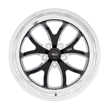 Picture of Weld S76 15x7-33 - 5x4-75 BP - 3-5in- BS Black Wheel Low Pad - Non-Beadlock