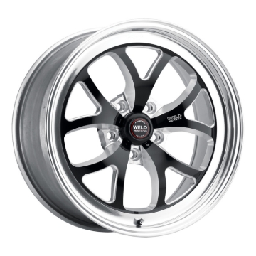 Picture of Weld S76 15x9-33 - 5x4-75 BP - 4-5in- BS Black Wheel Low Pad - Non-Beadlock