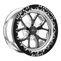 Picture of Weld S76 17x10 - 5x115mm BP - 6-7in- BS Black Wheel High Pad - Black Single Beadlock MT