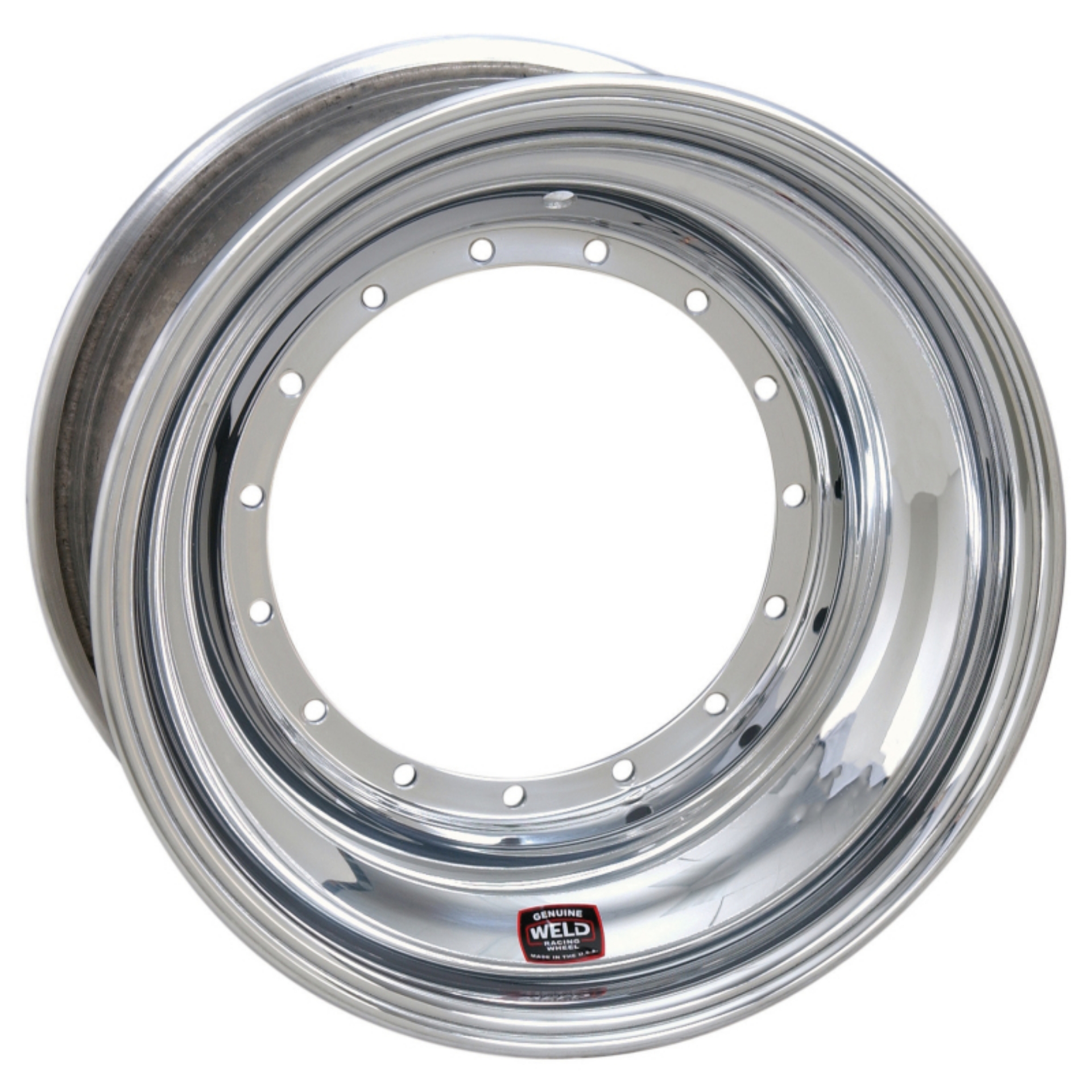 Picture of Weld Sprint Direct Mount 15x9 - 5x9-75 BP - 5in- BS Polished Assembly - No Beadlock
