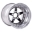 Picture of Weld Weldstar 15x10 - 5x4-75 BP - 3-5in- BS Black Wheel - Non-Beadlock