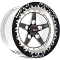 Picture of Weld Weldstar 15x10 - 5x4-75 BP - 5-5in- BS Black Wheel - Black Single Beadlock MT