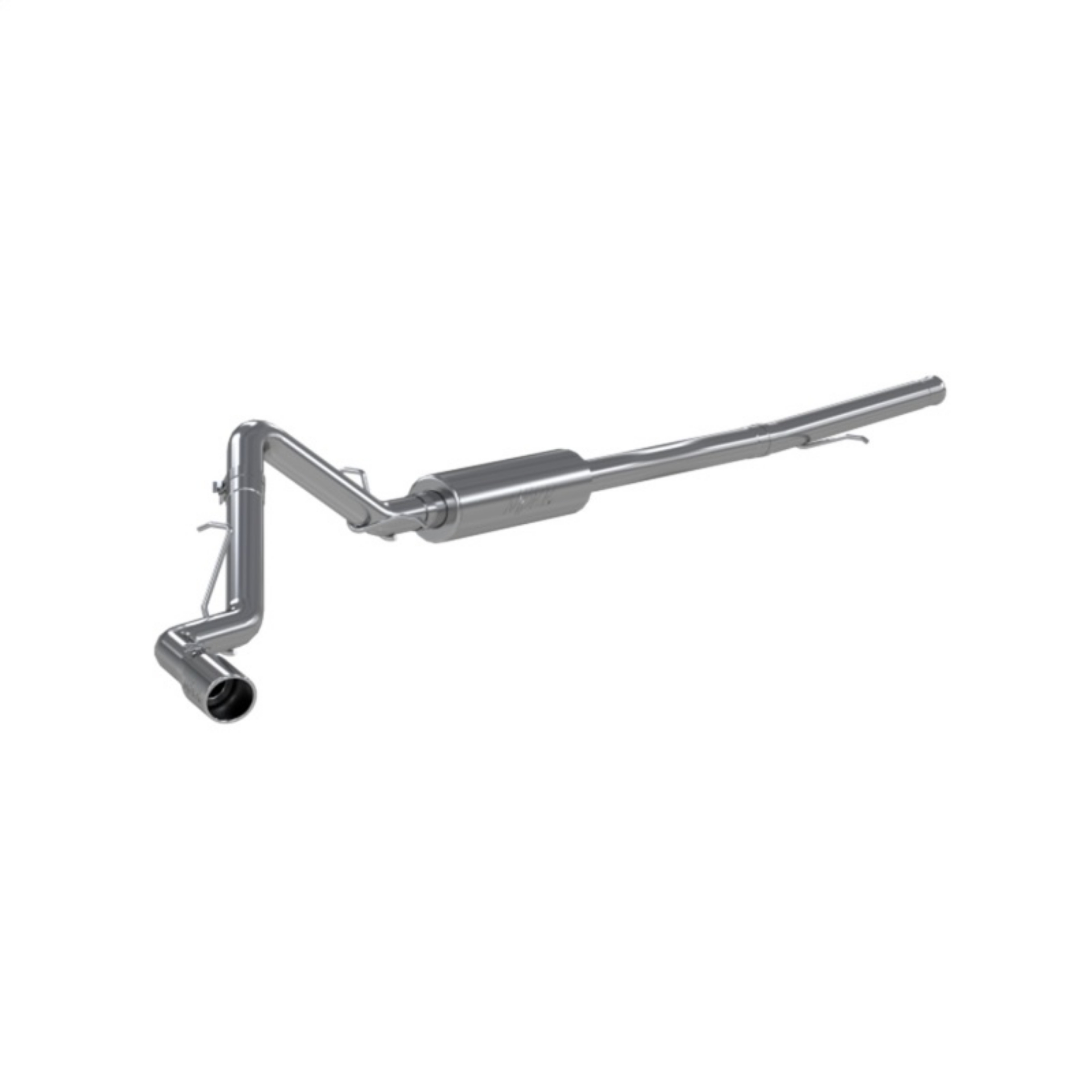 Picture of MBRP 2019+ Chevrolet-GMC Silverado & Sierra 1500 3inch Cat Back Single Side Exit Aluminized Exhaust