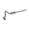 Picture of MBRP 2019+ Chevrolet-GMC Silverado & Sierra 1500 3inch Cat Back Single Side Exit Aluminized Exhaust