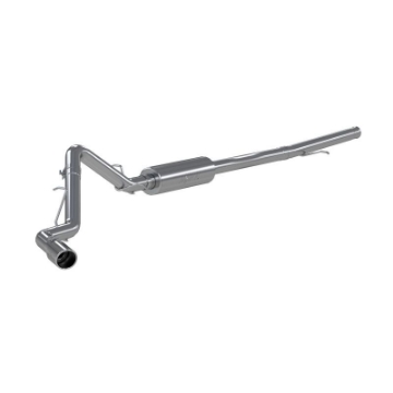 Picture of MBRP 2019+ Chevrolet-GMC Silverado & Sierra 1500 3inch Cat Back Single Side Exit Aluminized Exhaust