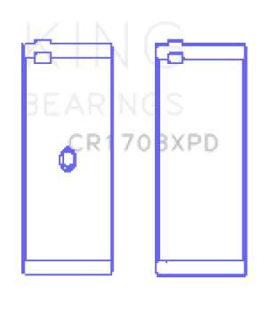 Picture of King Engine Bearings Chevrolet Custom Honda Journal 1-888 CB1663H version Pre-doweled